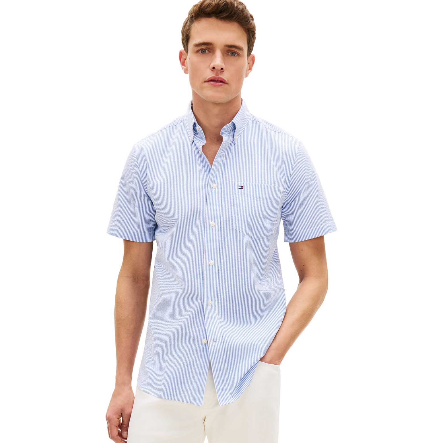 Tommy Hilfiger Seersucker Stripe Shirt